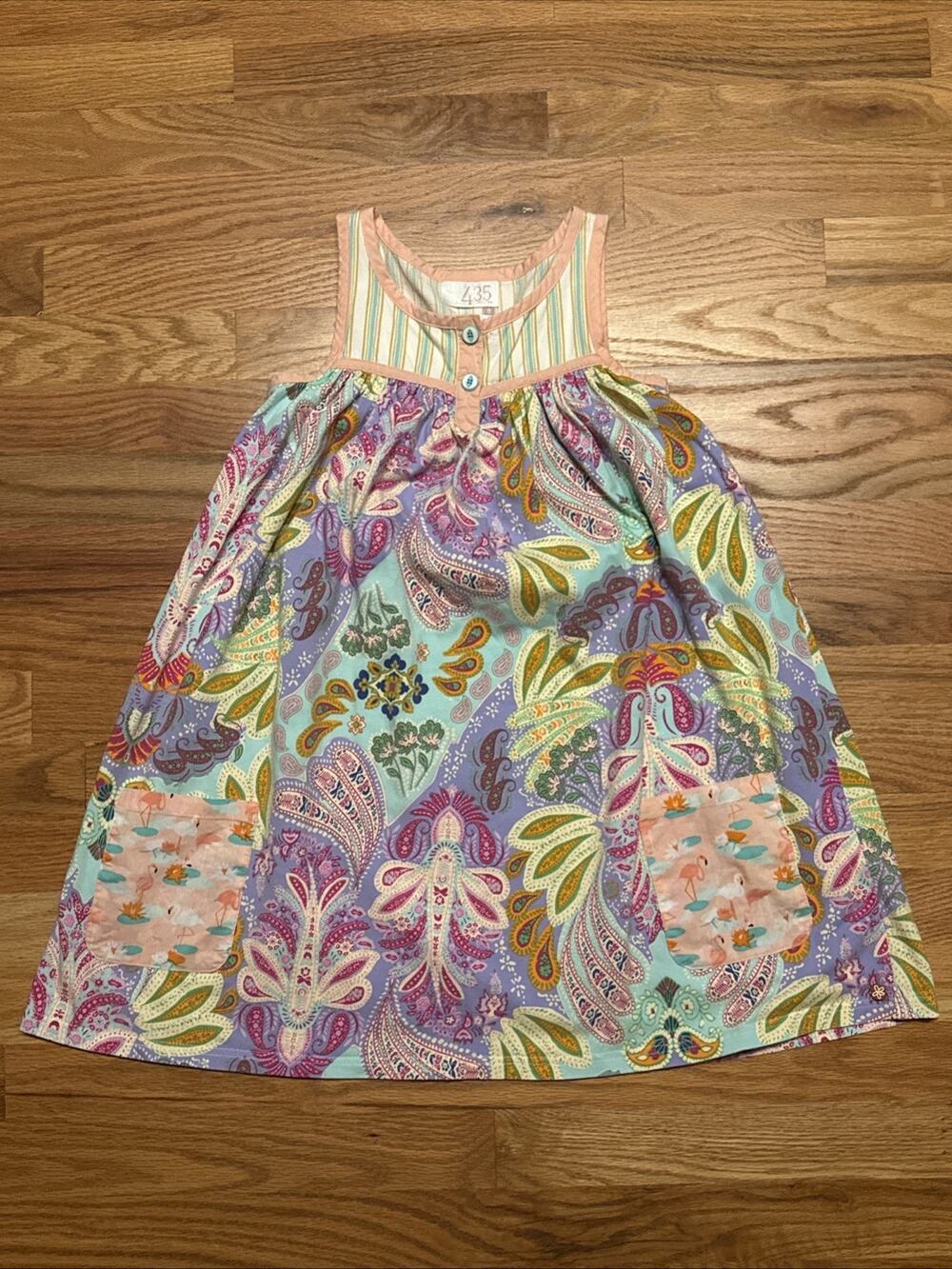 Matilda Jane 435 Adventure Begins Treasure Hunt Dress Girls Size 8